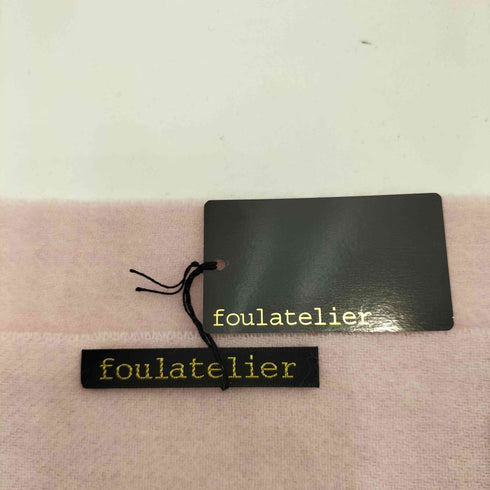 foulatelier カシミヤ 100% フリンジ マフラー レディース
