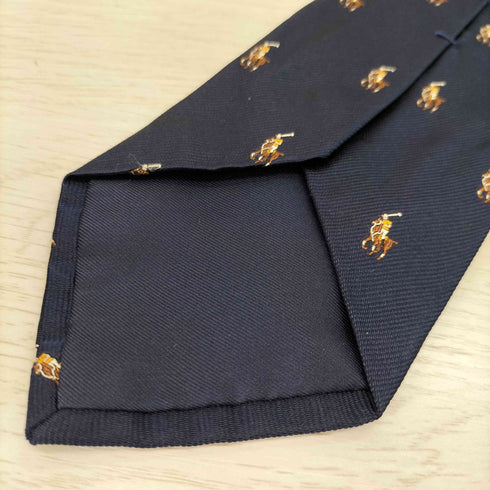 ポロバイラルフローレン Polo by RALPH LAUREN イタリア製 ポニー 総柄 シルクネクタイ メンズ