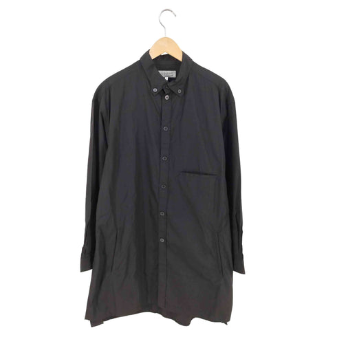 ヨウジヤマモトプールオム Yohji Yamamoto POUR HOMME 19SS 襟変形ロングシャツ メンズ JPN:3