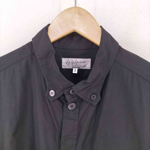 ヨウジヤマモトプールオム Yohji Yamamoto POUR HOMME 19SS 襟変形ロングシャツ メンズ JPN:3