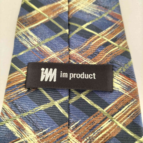 アイムプロダクトイッセイミヤケ im product ISSEY MIYAKE 総柄シルクネクタイ メンズ