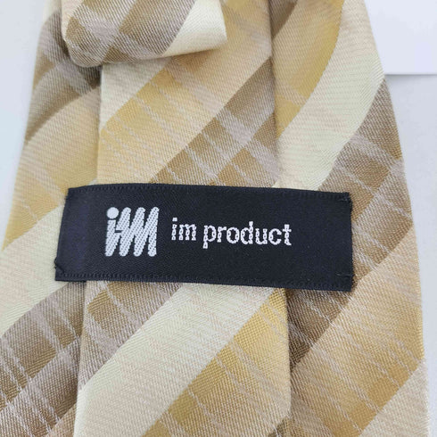 アイムプロダクトイッセイミヤケ im product ISSEY MIYAKE 総柄シルクストライプネクタイ メンズ