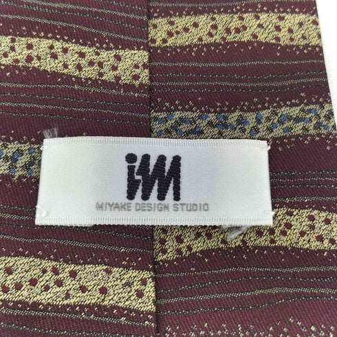 アイムイッセイミヤケ im ISSEY MIYAKE 80S 総柄シルクネクタイ メンズ ONE SIZE