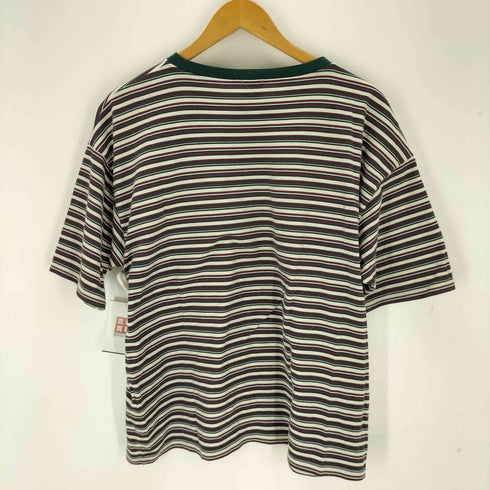 ロクビューティーアンドユースユナイテッドアローズ 6 BEAUTY & YOUTH UNITED ARROWS COTTON MULTI BORDER BIG T-SHIRT レディース