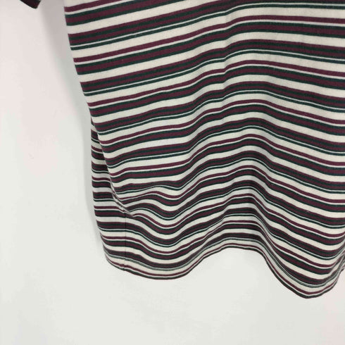 ロクビューティーアンドユースユナイテッドアローズ 6 BEAUTY & YOUTH UNITED ARROWS COTTON MULTI BORDER BIG T-SHIRT レディース