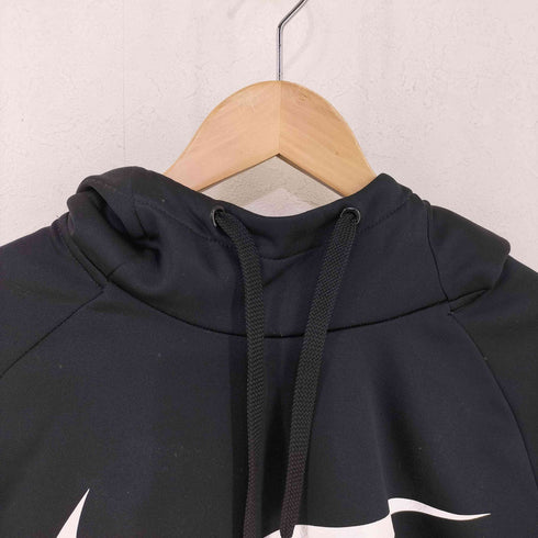 ナイキ NIKE DRI-FIT 裏フリース ロゴプリント ラグラン プルオーバーパーカー メンズ XXL