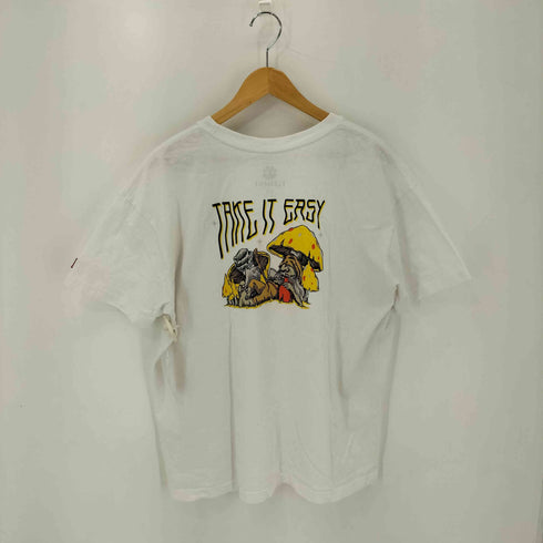 エレメント ELEMENT TAKE IT EASY 両面プリント クルーネック 半袖Tシャツ カットソー メンズ JPN:L