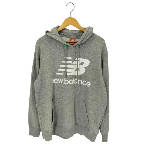 ニューバランス NEW BALANCE ロゴプリント スウェット プルオーバーパーカー メンズ 2XL
