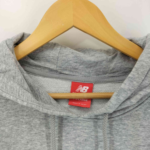 ニューバランス NEW BALANCE ロゴプリント スウェット プルオーバーパーカー メンズ 2XL