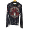 AFFLICTION USA製 袖サーマル フルプリントプルオーバーパーカーY2K メンズ JPN:M