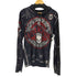 AFFLICTION USA製 袖サーマル フルプリントプルオーバーパーカーY2K メンズ JPN:M