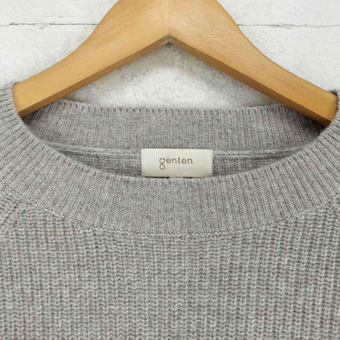 ゲンテン genten カシミヤ混 ウールニット レディース 40