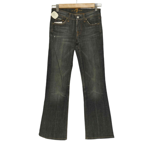 7 for all man kind USA製 Y2K ブーツカット フレアデニムパンツ レディース US:24