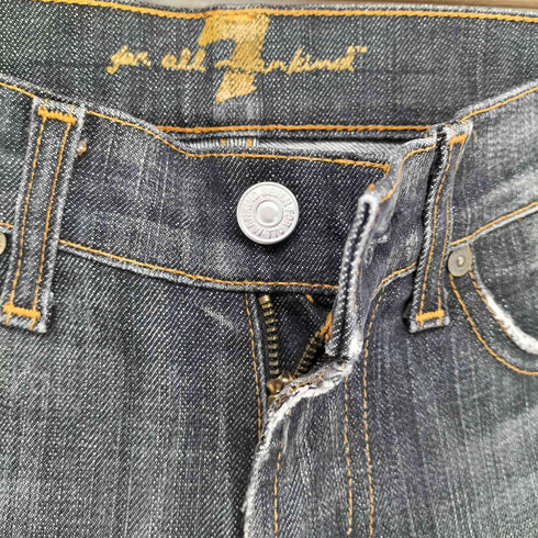 7 for all man kind USA製 Y2K ブーツカット フレアデニムパンツ レディース US:24