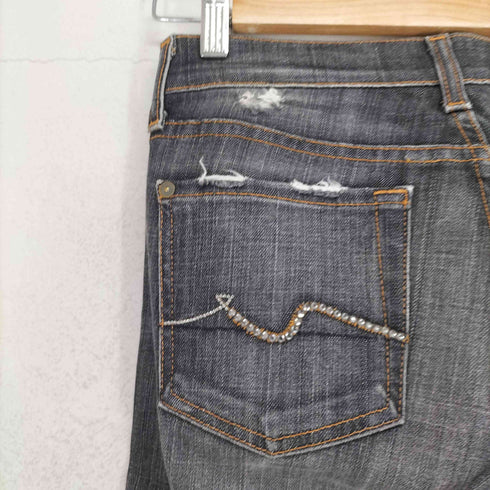 7 for all man kind USA製 Y2K ブーツカット フレアデニムパンツ レディース US:24