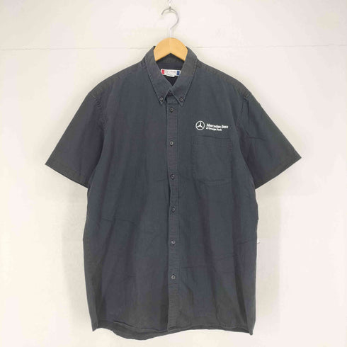 CLIQUE 企業ロゴ刺繍シャツ メンズ XL