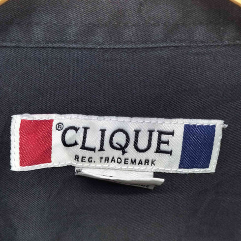 CLIQUE 企業ロゴ刺繍シャツ メンズ XL