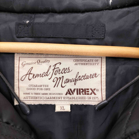 アヴィレックス AVIREX MA-1 WARM LINED HOODIE ウォームライナー フライトジャケット メンズ XL