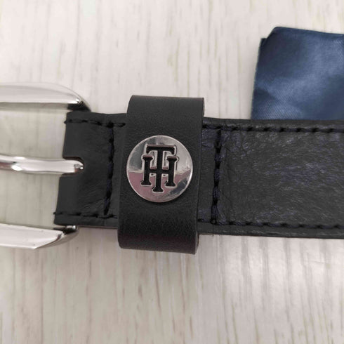 トミーヒルフィガー TOMMY HILFIGER THロゴ レザーコンビ ベルト メンズ 85
