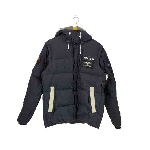 アヴィレックス AVIREX 4WAY DOWN JACKET MOON LANDING 4ウェイ ムーンランディング ダウンジャケット メンズ XL