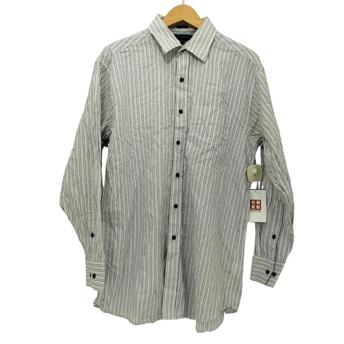 トミーヒルフィガー TOMMY HILFIGER レギュラーカラー ストライプ L/S シャツ メンズ 15-1/2 32-33