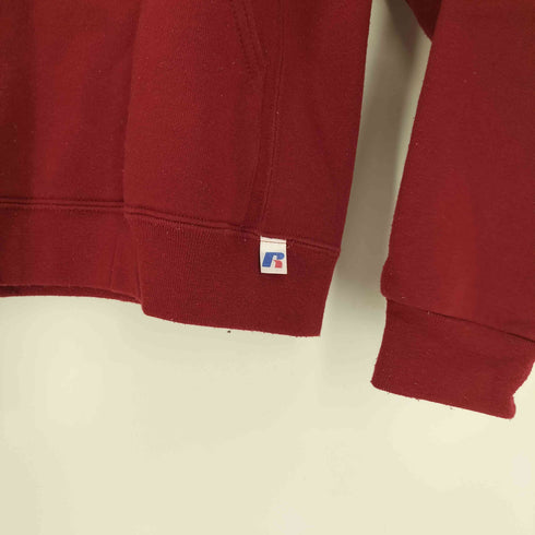 ラッセルアスレチック RUSSELL ATHLETIC 00S Vガゼット カレッジ ロゴ プリント プルオーバー フーディー パーカー メンズ import:S