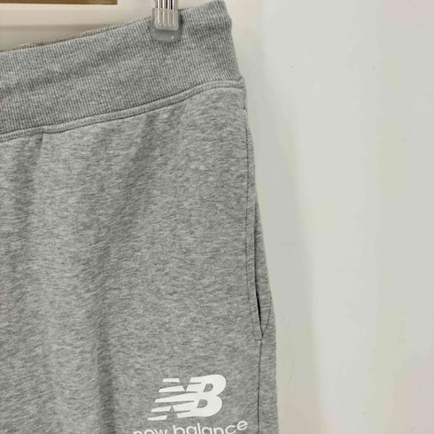 ニューバランス NEW BALANCE ロゴプリント クロップド スウェットパンツ メンズ XL