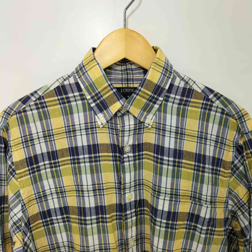 ジェイクルー J.CREW チェック柄 ボタンダウン ポケットロングスリーブシャツ メンズ import:S