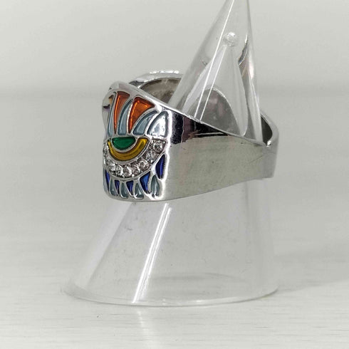 マルチカラー ストーン リング メンズ 15号