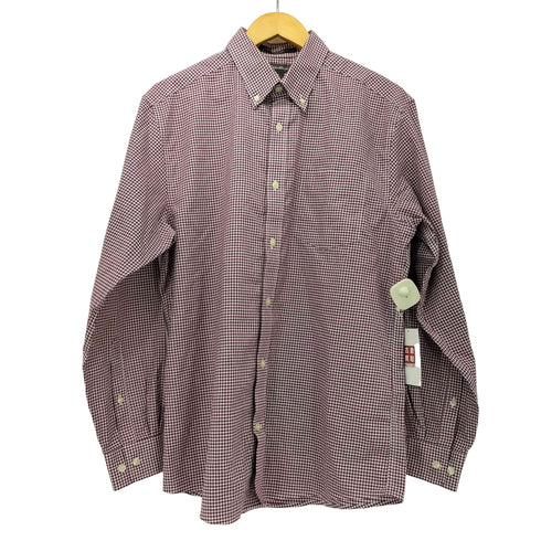 エディーバウアー Eddie Bauer ボタンダウン チェック L/S シャツ メンズ import:M