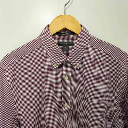 エディーバウアー Eddie Bauer ボタンダウン チェック L/S シャツ メンズ import:M
