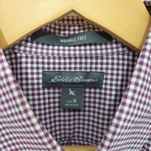 エディーバウアー Eddie Bauer ボタンダウン チェック L/S シャツ メンズ import:M