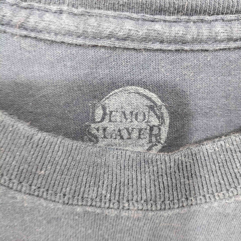 ドミニカ製 アニメプリント ショートスリーブクルーネックTシャツ メンズ import:L