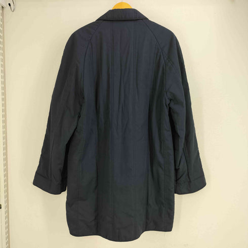 アクアスキュータム AQUASCUTUM 70-80S 英国製 ステンカラーコート 裏地チェック メンズ