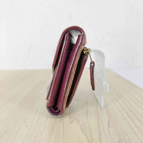 コーチ COACH シグネチャーロゴ レザー三つ折り財布 レディース