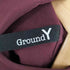 グラウンドワイ Ground Y CREPE DE CHINE ASYMMETRY SHIRT クレープデシン アシンメトリーシャツ メンズ JPN:3