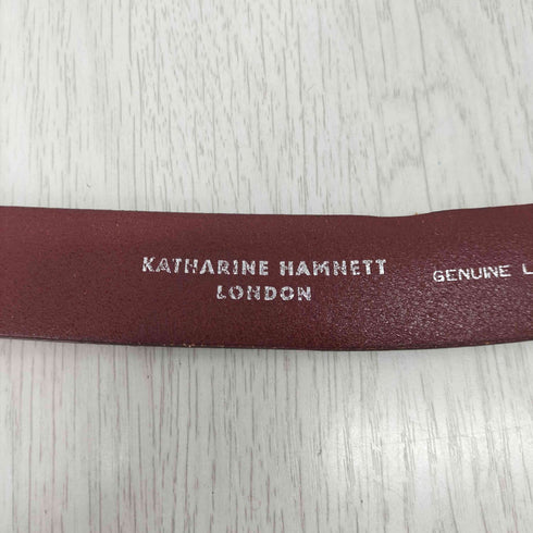キャサリンハムネットロンドン KATHARINE HAMNETT LONDON イタリア製 バックルデザインベルト メンズ