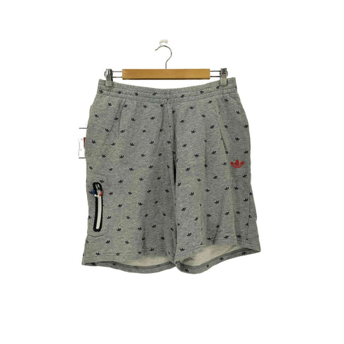 アディダスオリジナルス adidas Originals トレフォイル総柄 スウェット ショートパンツ メンズ XO