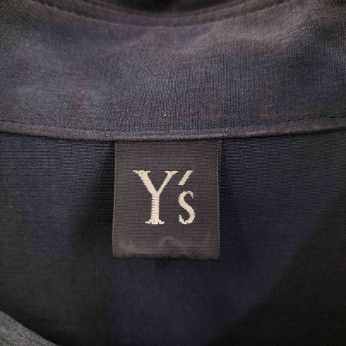 ワイズ Ys RESORT CREPE de CHINE BACK FLAP BLOUSE クレープデシン バック フラップ ブラウス レディース JPN:2