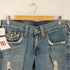 トゥルーレリジョン TRUE RELIGION USA製 クラッシュデニム ストレートパンツ Y2K メンズ 32×32