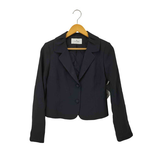 クレージュ courreges ギャザーデザイン シングル 2B テーラードジャケット レディース 40