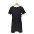 クレージュ courreges ベルテッド 半袖 ワンピース レディース 40