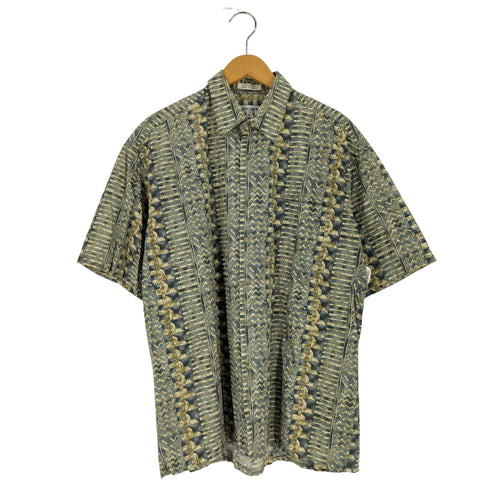 ピエールカルダン pierre cardin 総柄 半袖シャツ メンズ import:L