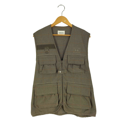 モンキータイム MONKEY TIME GUNCLUB CHECK MULTI POCKET VEST/ベスト メンズ JPN:L