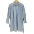 ザラ ZARA ストライプ ベルト ミニシャツ ドレス レディース import:M