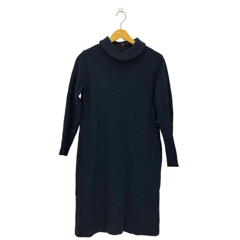 クレージュ courreges カラー付き ウールニットワンピース レディース 40