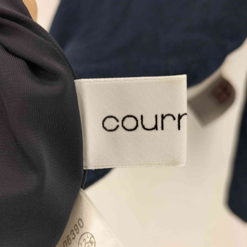 クレージュ courreges カラー付き ウールニットワンピース レディース 40