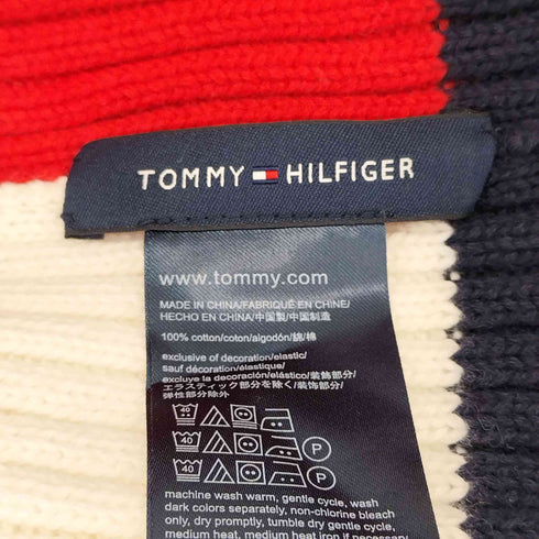 トミーヒルフィガー TOMMY HILFIGER フラッグデザインニット帽 メンズ