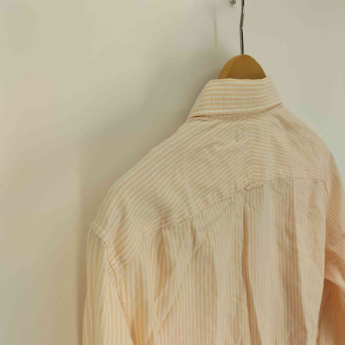 ポールスミスロンドン Paul Smith LONDON ストライプ ボタンダウン フォーマル ドレス シャツ コンバーチブルカフス メンズ import:L