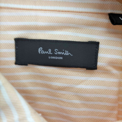 ポールスミスロンドン Paul Smith LONDON ストライプ ボタンダウン フォーマル ドレス シャツ コンバーチブルカフス メンズ import:L